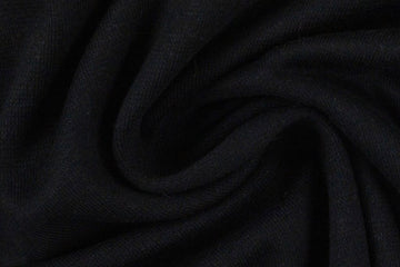 French Terry "Maike", Swafing, uni, schwarz, 0,5 m